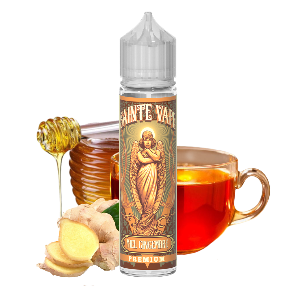 50 ml Thé Noir Miel Gingembre Sainte Vape