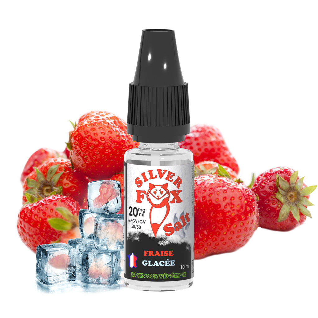 Sel 10ml Fraise Silver Fox