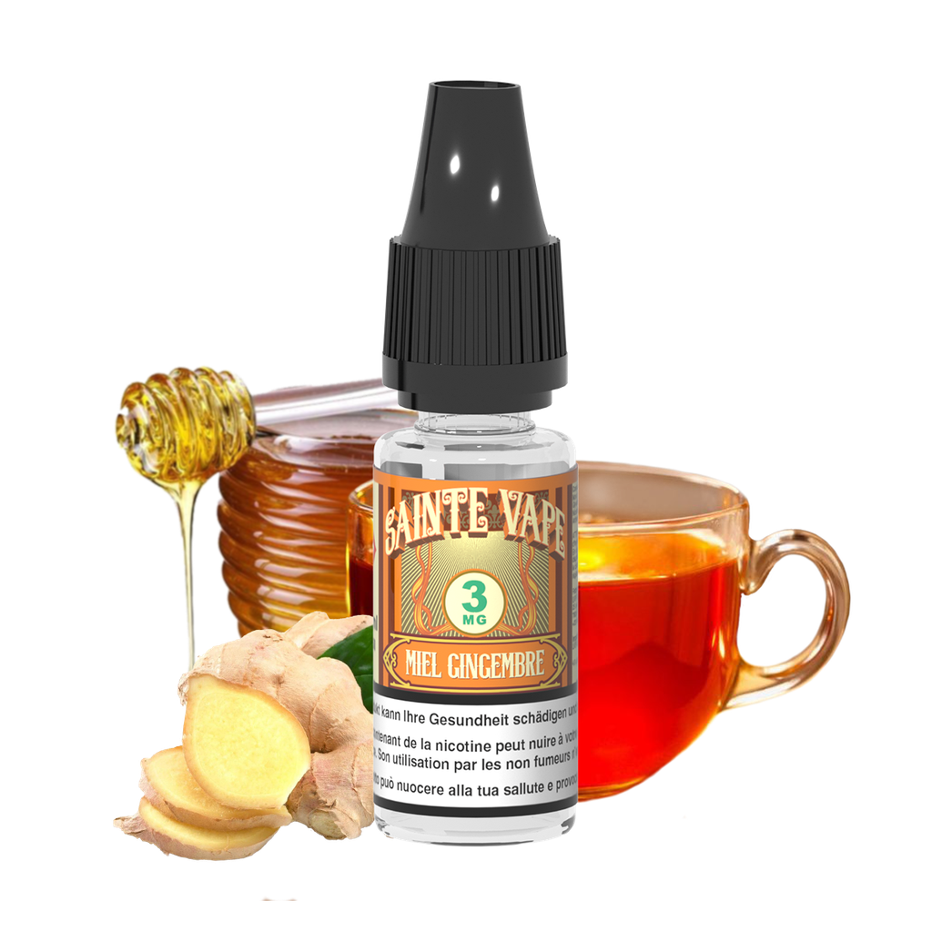 10ml Thé Noir Miel Gingembre Sainte Vape