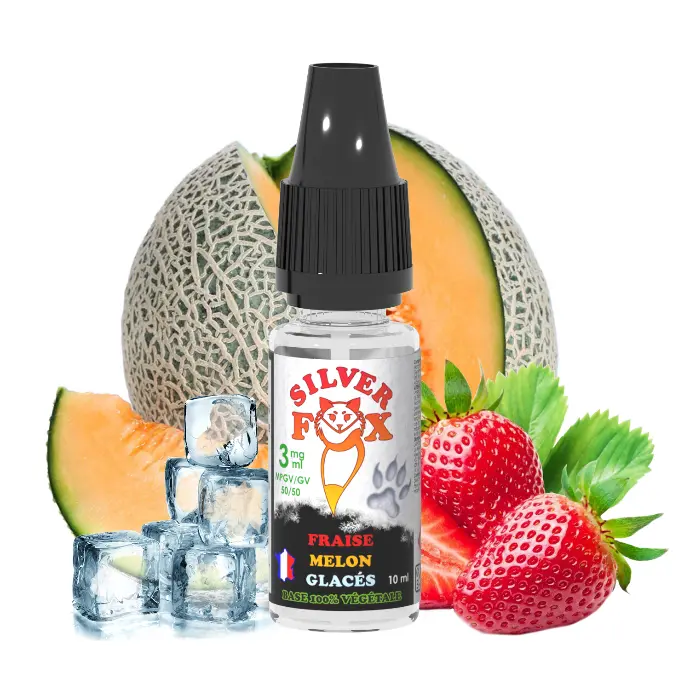 10ml Fraise Melon Silver Fox 
