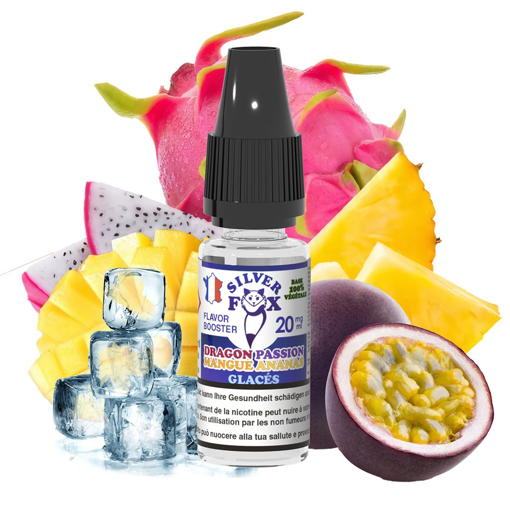 Booster Flavor Dragon Passion Mangue Ananas Silver Fox 10ml