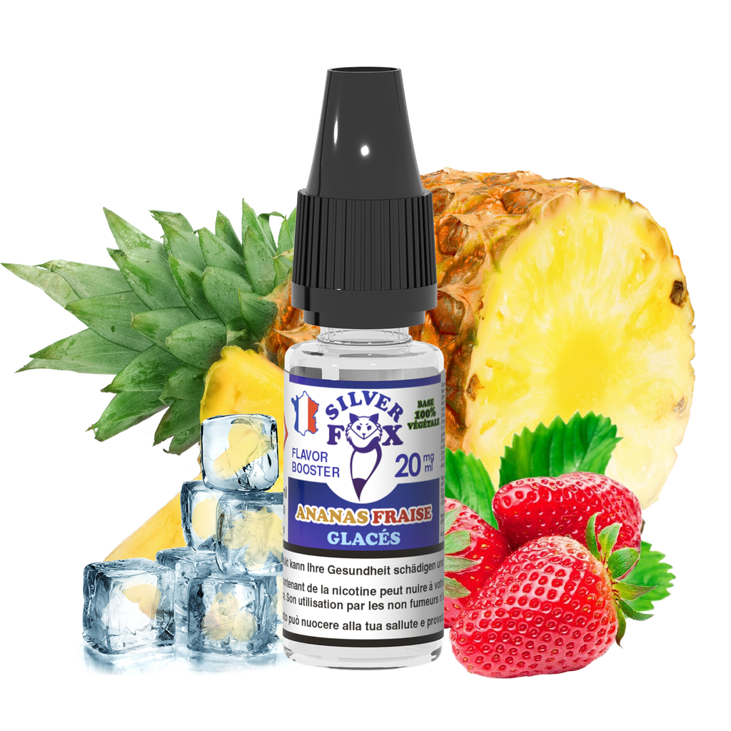 Booster Flavor Ananas Fraise Silver Fox 10ml