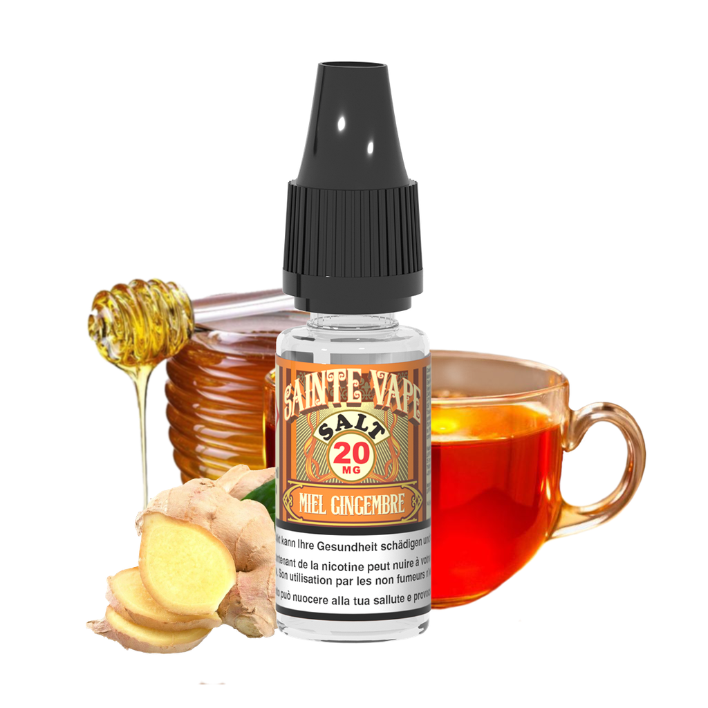 Sel 10ml Thé Miel Gingembre Sainte Vape