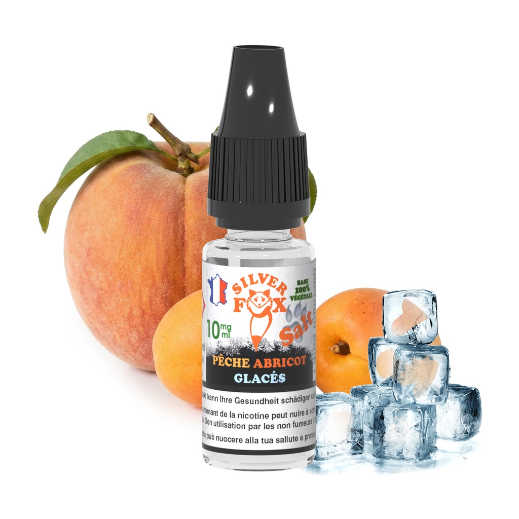 Sel 10ml Pêche Abricot Silver Fox