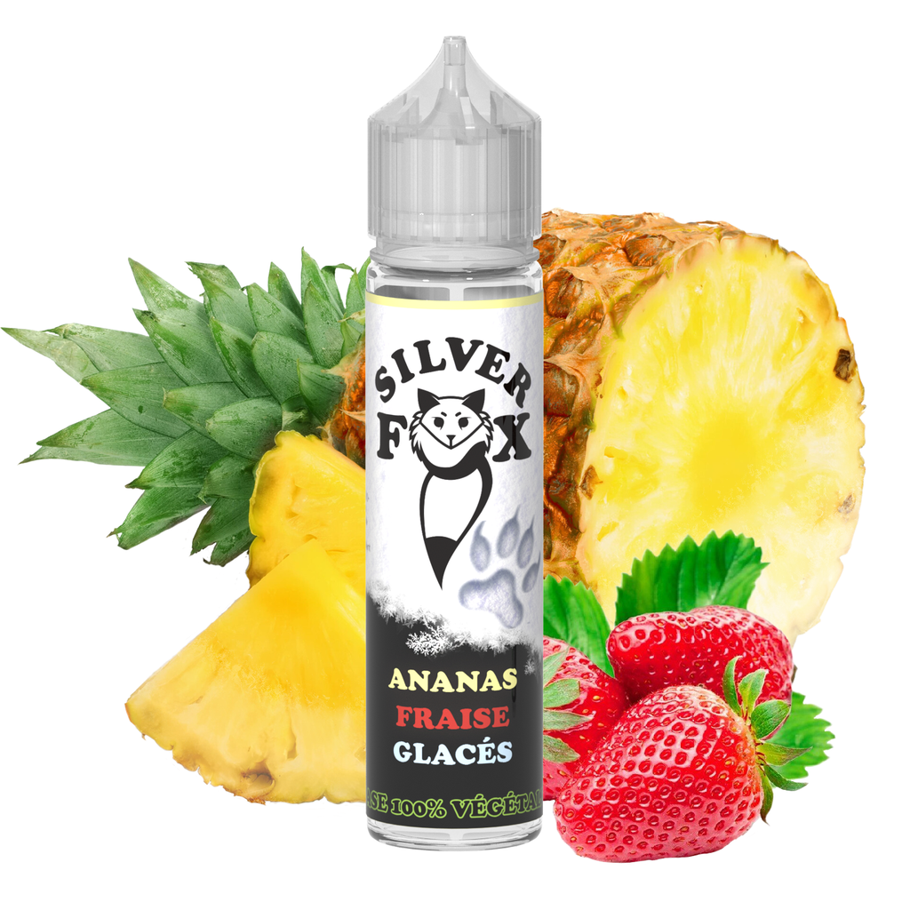 Silver Fox Ananas Fraise (Pineapple Strawberry) 50/70 ml