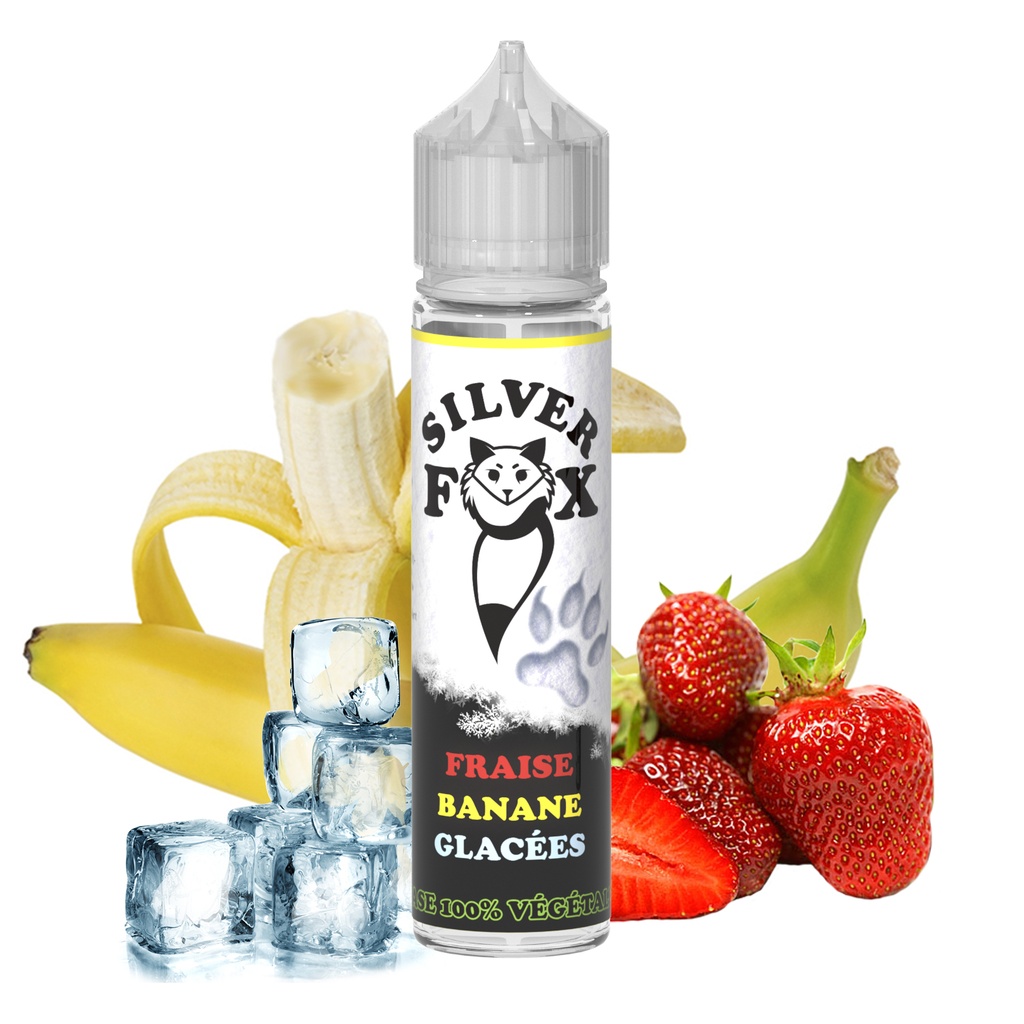 50ml Fraise Banane Silver Fox
